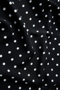 Givn Berlin Bluse GBIVA aus LENZING™ ECOVERO™ mit Stehkragen Blouse Black / White (Polkadots)