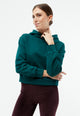 Givn Berlin Cropped Sweater GBJESSA (Logo) aus Bio-Baumwolle Sweater Dark Teal