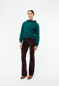 Givn Berlin Cropped Sweater GBJESSA (Logo) aus Bio-Baumwolle Sweater Dark Teal