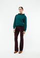 Givn Berlin Cropped Sweater GBJESSA (Logo) aus Bio-Baumwolle Sweater Dark Teal