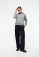 Givn Berlin Cropped Sweater GBJESSA (Logo) aus Bio-Baumwolle Sweater Grey Melange