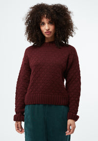 Givn Berlin GBJustine Sweater Burgundy (Merino)