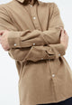 Givn Berlin GBKent Buttoned Shirt Beige / Grey (Melange)