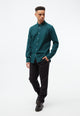 Givn Berlin GBKent Buttoned Shirt Dark Teal