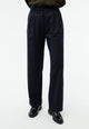Givn Berlin Hose GBLIZ aus Wolle mit weitem Bein Trousers Midnight Blue