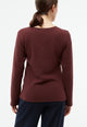 Givn Berlin Sweater GBLUCILLE aus recycelter Baumwolle Sweater Aubergine