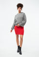 Givn Berlin Strickpullover GBMARIELLA relaxed Fit aus Bio-Baumwolle mit Kaputze Sweater Graphite Grey