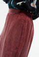 Givn Berlin Hose GBMARLA aus Cupro (Bemberg™) mit weitem Bein Trousers Cranberry