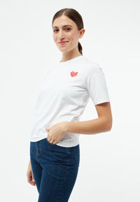 Givn Berlin GBRuth (Love Heart) T-Shirt White