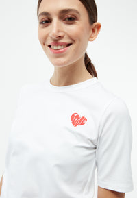 Givn Berlin GBRuth (Love Heart) T-Shirt White