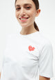 Givn Berlin GBRuth (Love Heart) T-Shirt White