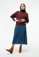 Givn Berlin Sweater GBSELMA aus recycelter Baumwolle Sweater Aubergine