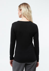 Givn Berlin Longsleeve GBSONJA aus TENCEL™ Longsleeve Black (Tencel)