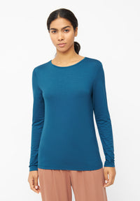 Givn Berlin Longsleeve GBSONJA aus TENCEL™ Longsleeve Moroccan Blue (Tencel)