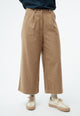 Givn Berlin Culotte GBTAMARA aus Bio-Baumwolle mit Bundfalten Trousers Beige / Grey (Melange)