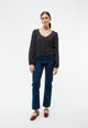 Givn Berlin Bluse GBTIARA aus LENZING™ ECOVERO™ Blouse Black / White (Polkadots)