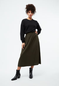 Givn Berlin Midi Rock GBVANA aus LENZING™ ECOVERO™ Skirt Dark Olive