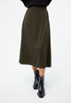 Givn Berlin Midi Rock GBVANA aus LENZING™ ECOVERO™ Skirt Dark Olive