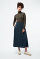Givn Berlin Midi Rock GBVANA aus LENZING™ ECOVERO™ Skirt Midnight Blue