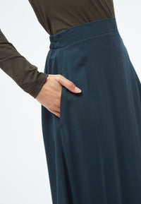 Givn Berlin Midi Rock GBVANA aus LENZING™ ECOVERO™ Skirt Midnight Blue