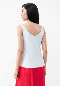 Givn Berlin Geripptes Top GBVICTORIA  aus Bio-Baumwolle Top Ice Blue (Rib)