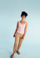Givn Berlin Geripptes Top GBVICTORIA  aus Bio-Baumwolle Top Light Pink (Rib)