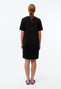 Givn Berlin Heavyweight Jerseykleid GBMALOU oversize aus Bio-Baumwolle Dress Black