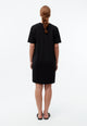 Givn Berlin Heavyweight Jerseykleid GBMALOU oversize aus Bio-Baumwolle Dress Black