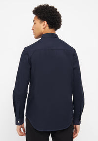 Givn Berlin Hemd BENNET aus aus Bio-Baumwolle Buttoned Shirt Midnight Blue