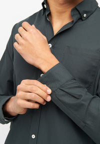 Givn Berlin Hemd BENNET aus aus Bio-Baumwolle Buttoned Shirt Pine green