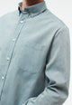 Givn Berlin Hemd GBBENNET aus Bio-Baumwolle mit Brusttasche Buttoned Shirt Basalt (Melange)