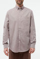 Givn Berlin Hemd GBBENNET aus Bio-Baumwolle mit Brusttasche Buttoned Shirt Burgundy (Melange)