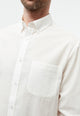 Givn Berlin Hemd GBBENNET aus Bio-Baumwolle mit Brusttasche Buttoned Shirt White (Structure)