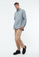 Givn Berlin Hemd MARLON aus Bio-Baumwolle Buttoned Shirt Blue