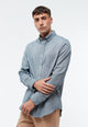 Givn Berlin Hemd MARLON aus Bio-Baumwolle Buttoned Shirt Blue