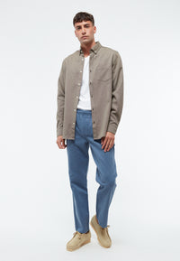 Givn Berlin Hemd MARLON aus Bio-Baumwolle Buttoned Shirt Camel