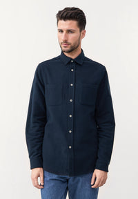 Givn Berlin Hemd OLIVER aus Bio-Baumwolle Buttoned Shirt Midnight Blue