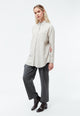 Givn Berlin Hemdbluse GBELIDA in langer Passform Blouse Beige