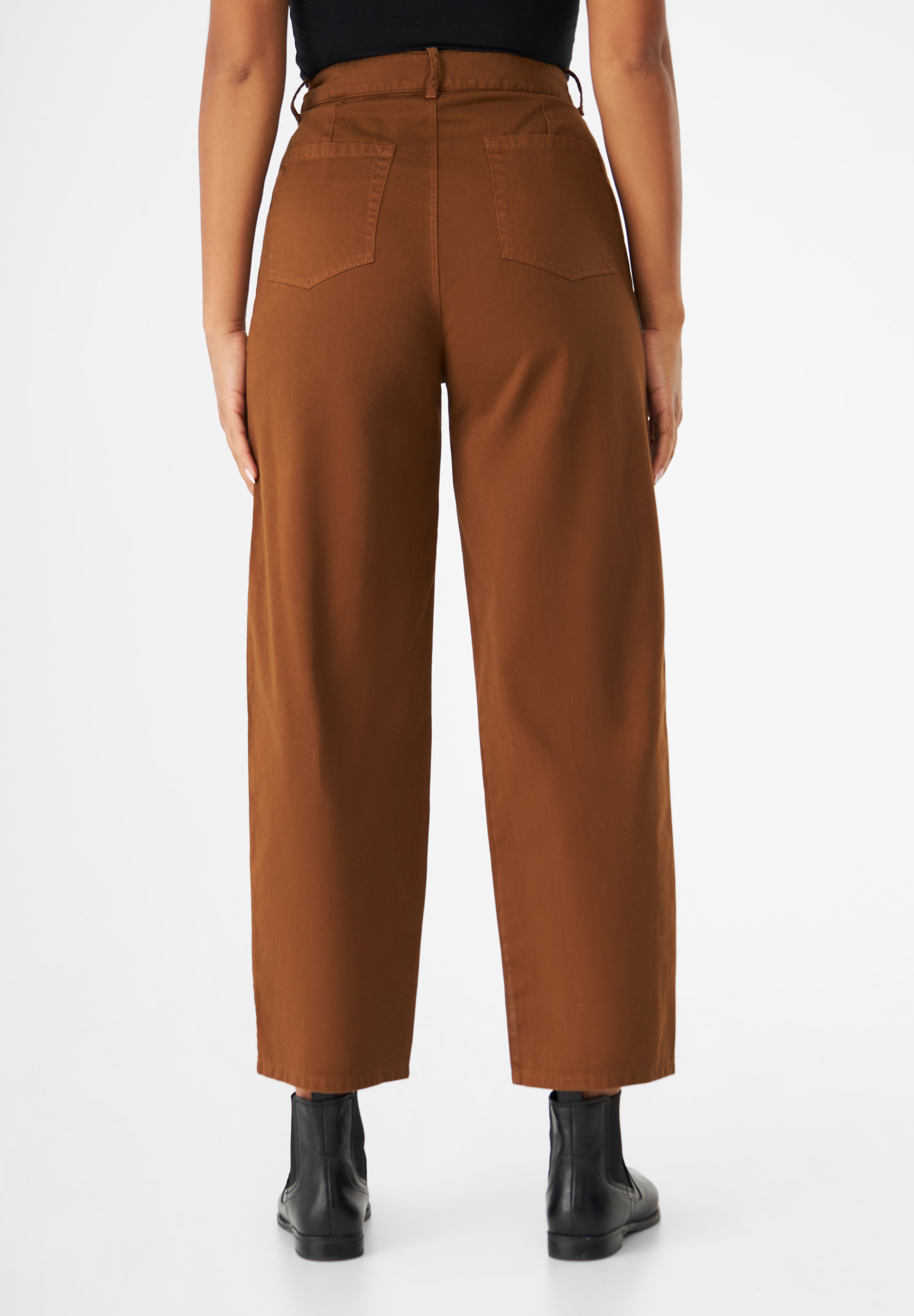 Givn Berlin Hose AURELIA aus Bio-Baumwolle Trousers Caramel Brown