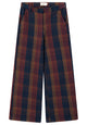 Givn Berlin Hose BEATRICE aus Bio-Baumwolle Trousers Blue / Brown / Red (Checked)