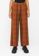 Givn Berlin Hose BEATRICE aus Bio-Baumwolle Trousers Brown / Blue / Oak (Checked)