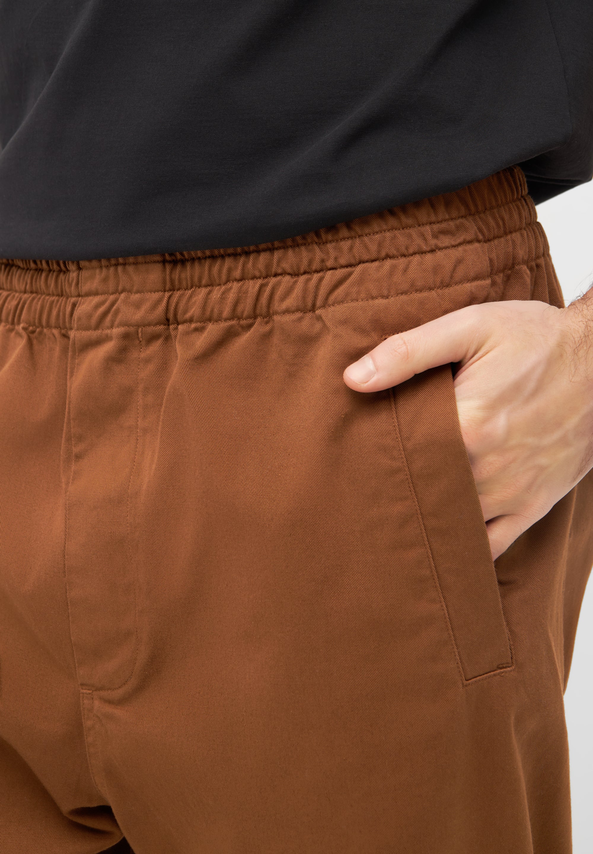 Givn Berlin Hose GBDANIEL aus Bio-Baumwolle Trousers Caramel Brown
