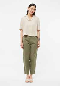 Givn Berlin Hose GBAGNES aus Bio-Baumwolle Trousers Faded Olive