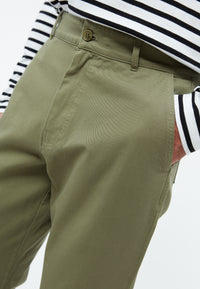 Givn Berlin Hose GBANTON aus Bio-Baumwolle Trousers Faded Olive