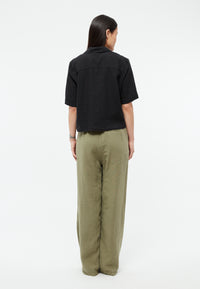 Givn Berlin Hose GBBEATRICE aus Leinen Trousers Faded Olive (Linen)