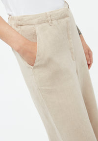 Givn Berlin Hose GBBEATRICE aus Leinen Trousers Oat Beige (Linen)