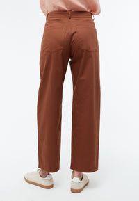 Givn Berlin Hose GBCORALIE aus Bio-Baumwolle Trousers Chestnut Brown