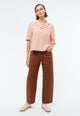Givn Berlin Hose GBCORALIE aus Bio-Baumwolle Trousers Chestnut Brown