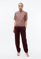 Givn Berlin Hose GBHELENA aus Bio-Baumwolle Trousers Burgundy (Linen)