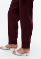 Givn Berlin Hose GBHELENA aus Bio-Baumwolle Trousers Burgundy (Linen)